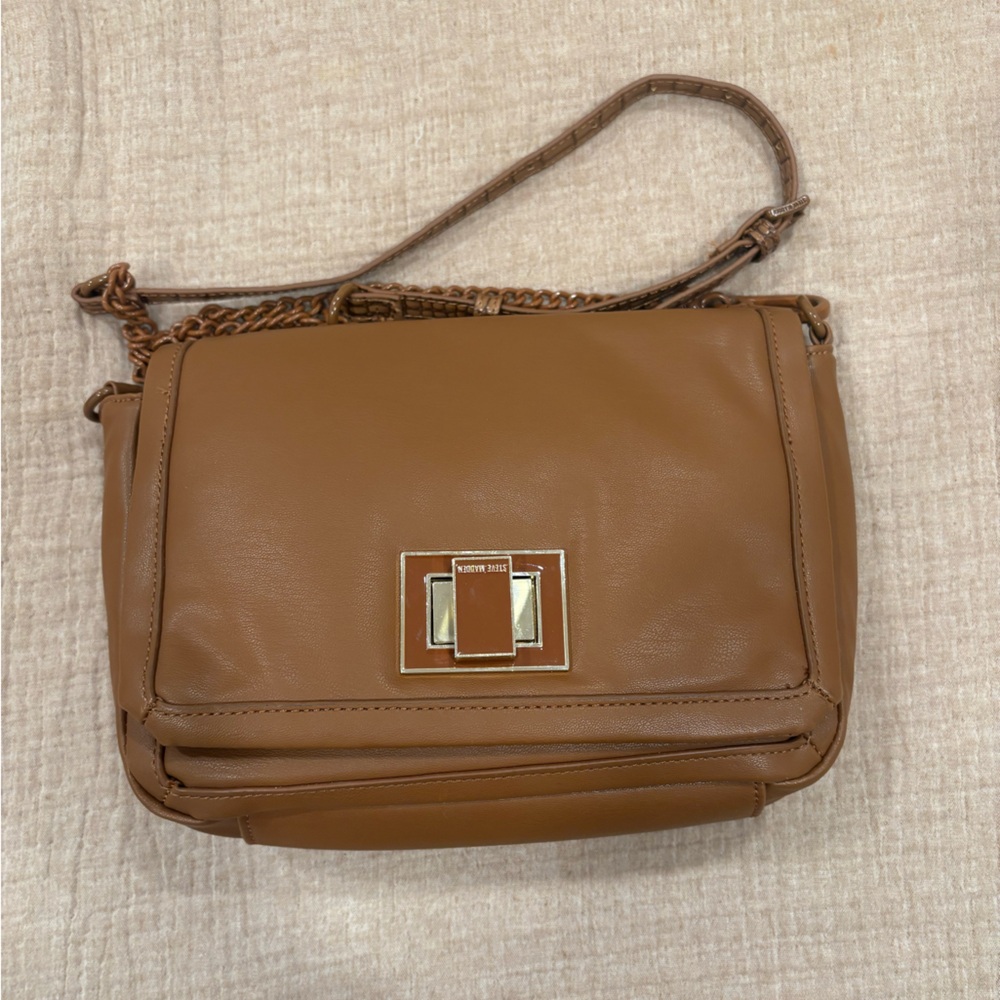 Steve Madden Cognac Crossbody Bag